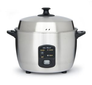 10-cups Stainless Steel Rice Cooker / Steamer