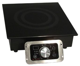 1800W Commercial Induction (Built-In Black/Silver)