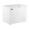 ORIKOOL Chest Freezer 9.9 Cu.ft Solid Top Commercial Deep Chest Freezers with Lockable Stay-Open Lid Painted for Back-of-House Bulk Storage