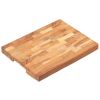 Chopping Board 15.7"x11.8"x1.6" Solid Acacia Wood