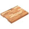 Chopping Board 15.7"x11.8"x1.6" Solid Acacia Wood