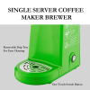 CHULUX Single Serve Coffee Maker with Removable Drip Tray,Green