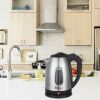 US Standard ZOKOP HD-1802S 120V 1200W 1.5L Stainless Steel Electric Kettle with Water Window