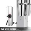 Milkshake Maker Kit, Stainless Steel Electric Milkshake Maker, 180W Milkshake Machine, Double Head Classic Milkshake Maker with 800ml Cup