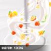 Milkshake Maker Kit, Stainless Steel Electric Milkshake Maker, 180W Milkshake Machine, Double Head Classic Milkshake Maker with 800ml Cup