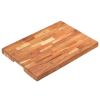 Chopping Board 19.7"x13.8"x1.6" Solid Wood Acacia