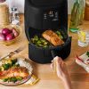 3 Qt Air Fryer with TurboCrisp Technology, Black Sesame by Drew Barrymore