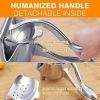 Manual Juice Squeezer Stainless Steel Hand Pressure Orange Juicer Pomegranate Lemon Squeezer Kitchen Accessories