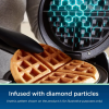 iamondForce Nonstick Flip Waffle Maker - Silver