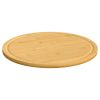 Chopping Boards 6 pcs Ø15.7"x0.6" Bamboo