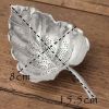 Tin Leaf Tea Strainer Handmade Tea Infuser Chinese Style Tea Strainer Tea Filter Kung Fu Tea Accessory,Silver