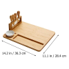 Kitchen Bamboo Cheese Board Set Natural Bamboo Cutting Board